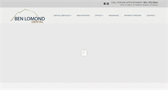 Desktop Screenshot of benlomonddental.com